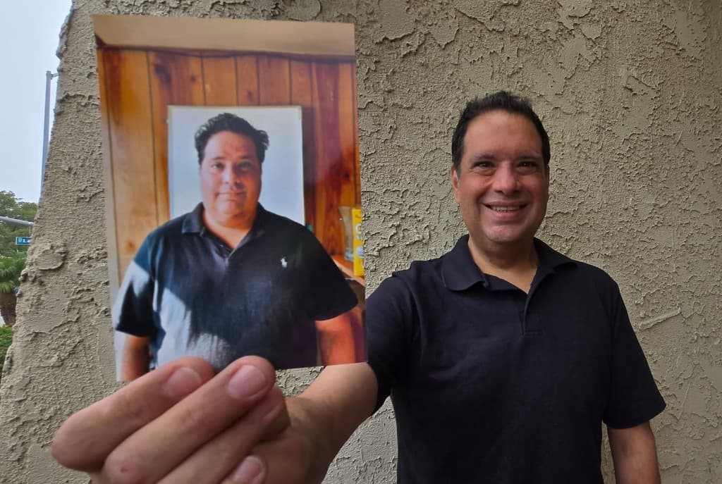 Gary Isse before and after losing 100 pounds